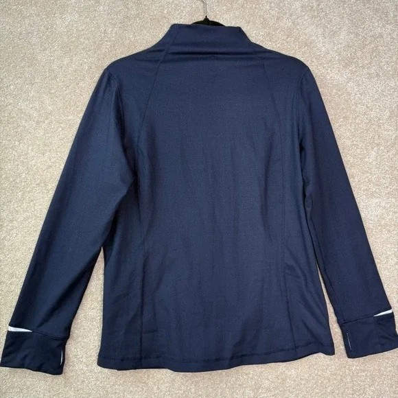 GOLFTINI Full Zip Golf Jacket Women's XL Navy Blue Performance Active - Picture 5 of 5